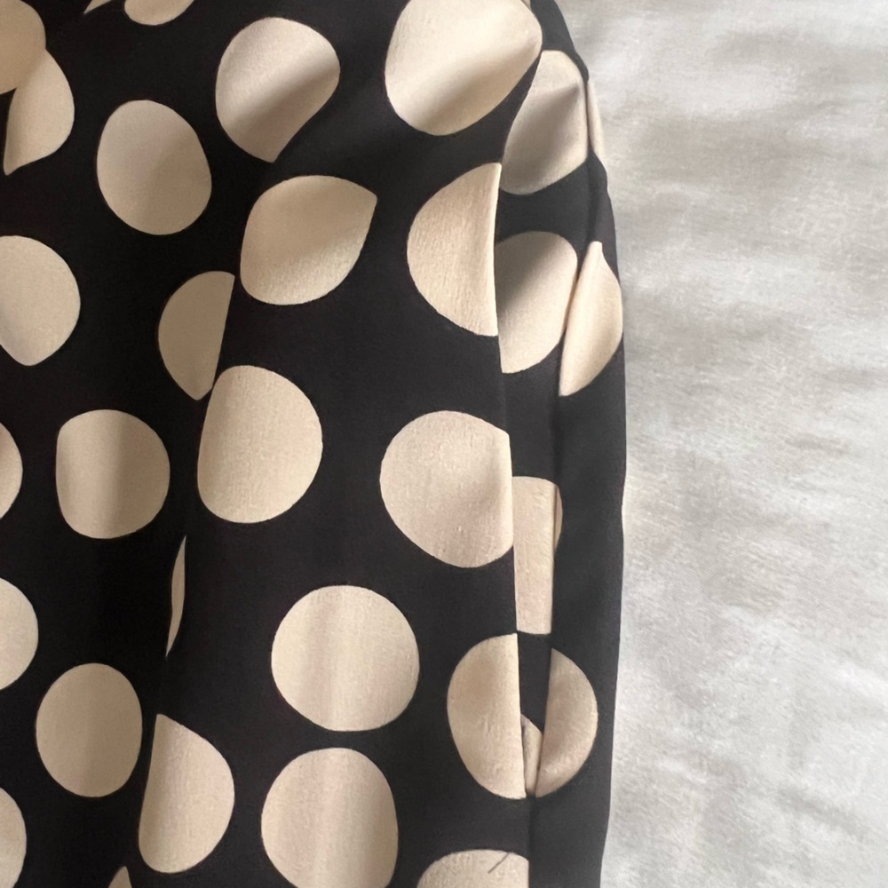 Mango Black and White Polka Dot Jumpsuit - Picture 4 of 9